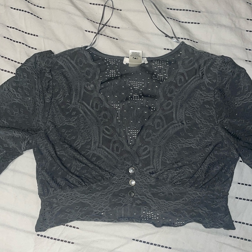 Western crop long sleeve